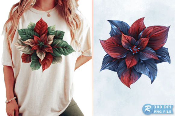 Download Watercolor Poinsettia Christmas Clipart - Christmas clipart Collection