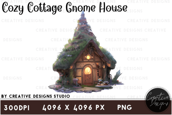 Download Cozy Cottage Gnome House - Cozy cottage Collection