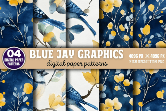 Download Blue Jay Graphics Patterns 3 - Graphic Collection
