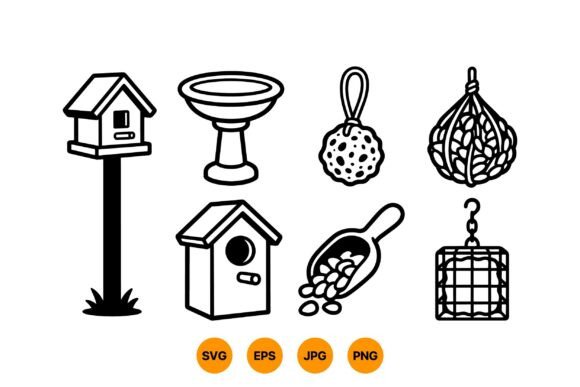 Download Garden Bird Feeder Clipart - Premium Resources
