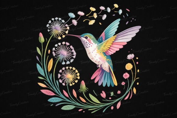 Download Hummingbird PNG Cute Dandelion Bird - Hummingbird png Collection