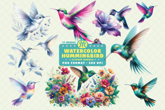 Download Watercolor Hummingbird Clipart - Bird clipart Collection